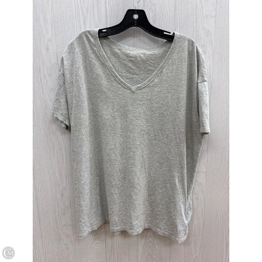 Top Short Sleeve Basic By Aerie In Grey, Size: M