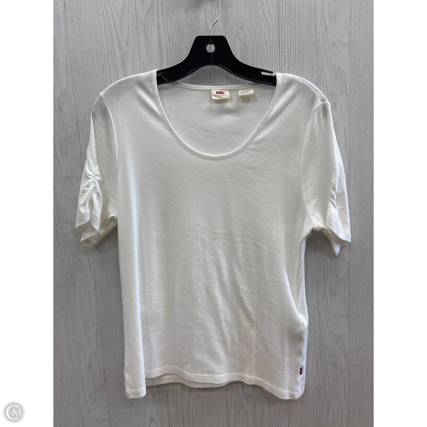 Top Short Sleeve Basic By Levis In White, Size: Xl