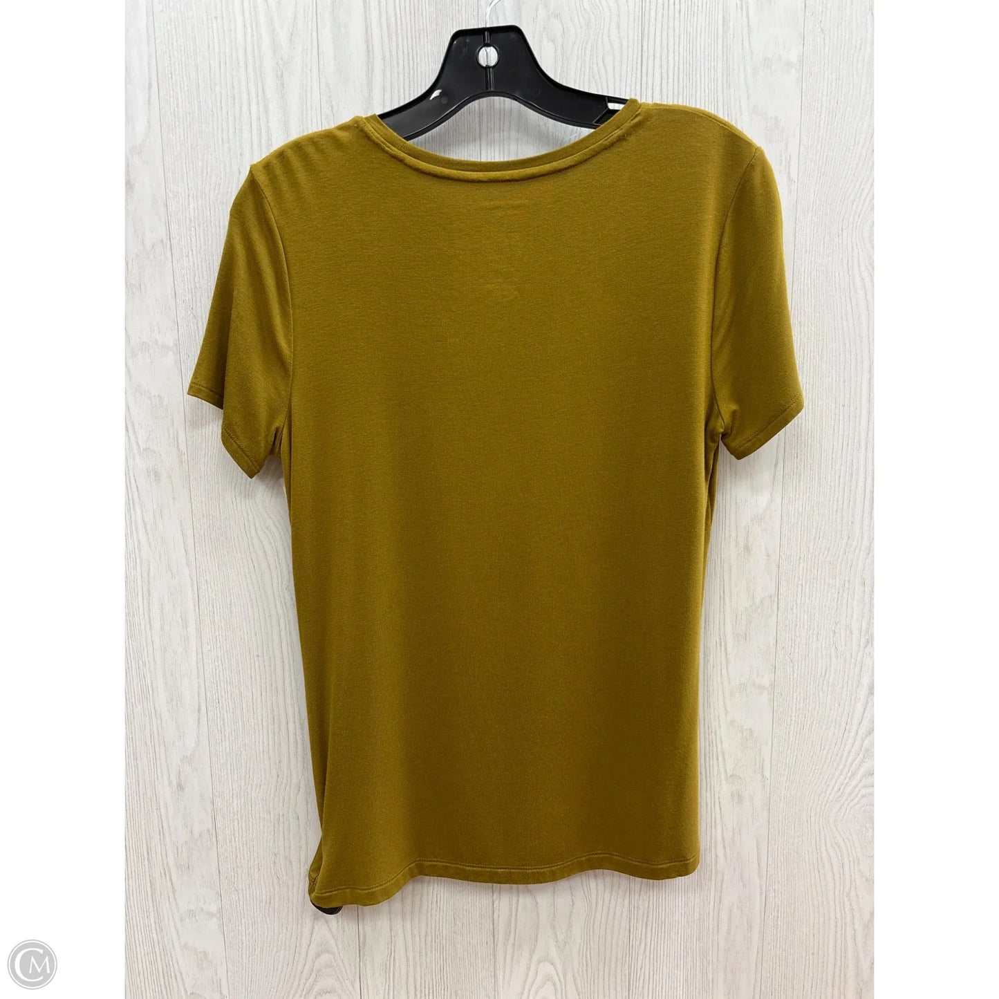 Top Short Sleeve Basic By Nine West In Chartreuse, Size: S