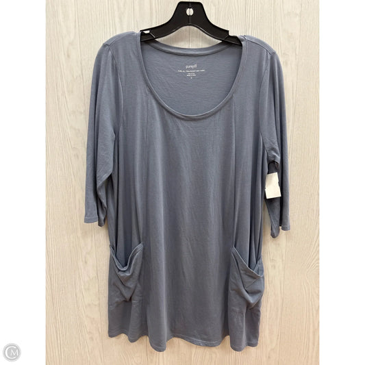 Tunic Short Sleeve By Pure Jill In Blue, Size: M