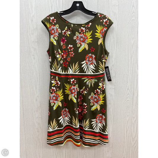 Dress Casual Short By New York And Co In Green, Size: Mp