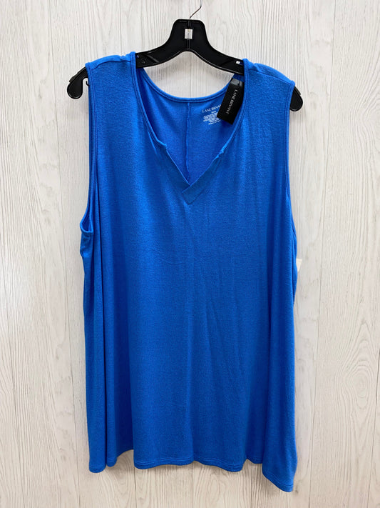 Royal Blue Top Sleeveless Lane Bryant, Size 3x