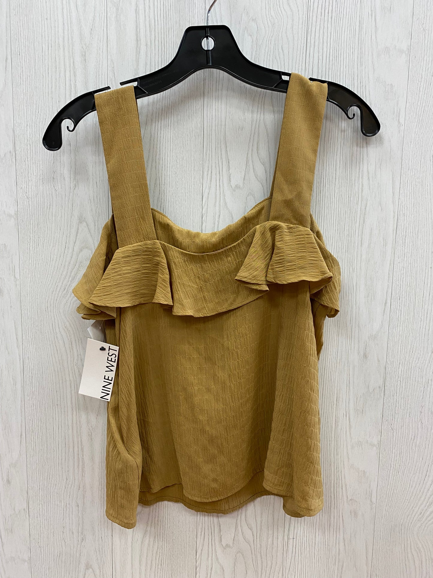 Tan Top Sleeveless Basic Nine West, Size S