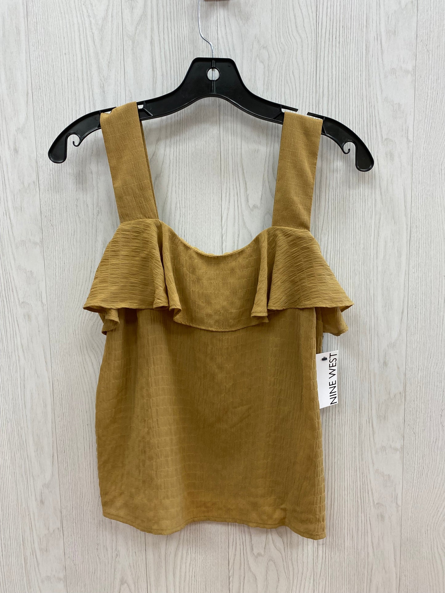 Tan Top Sleeveless Basic Nine West, Size S