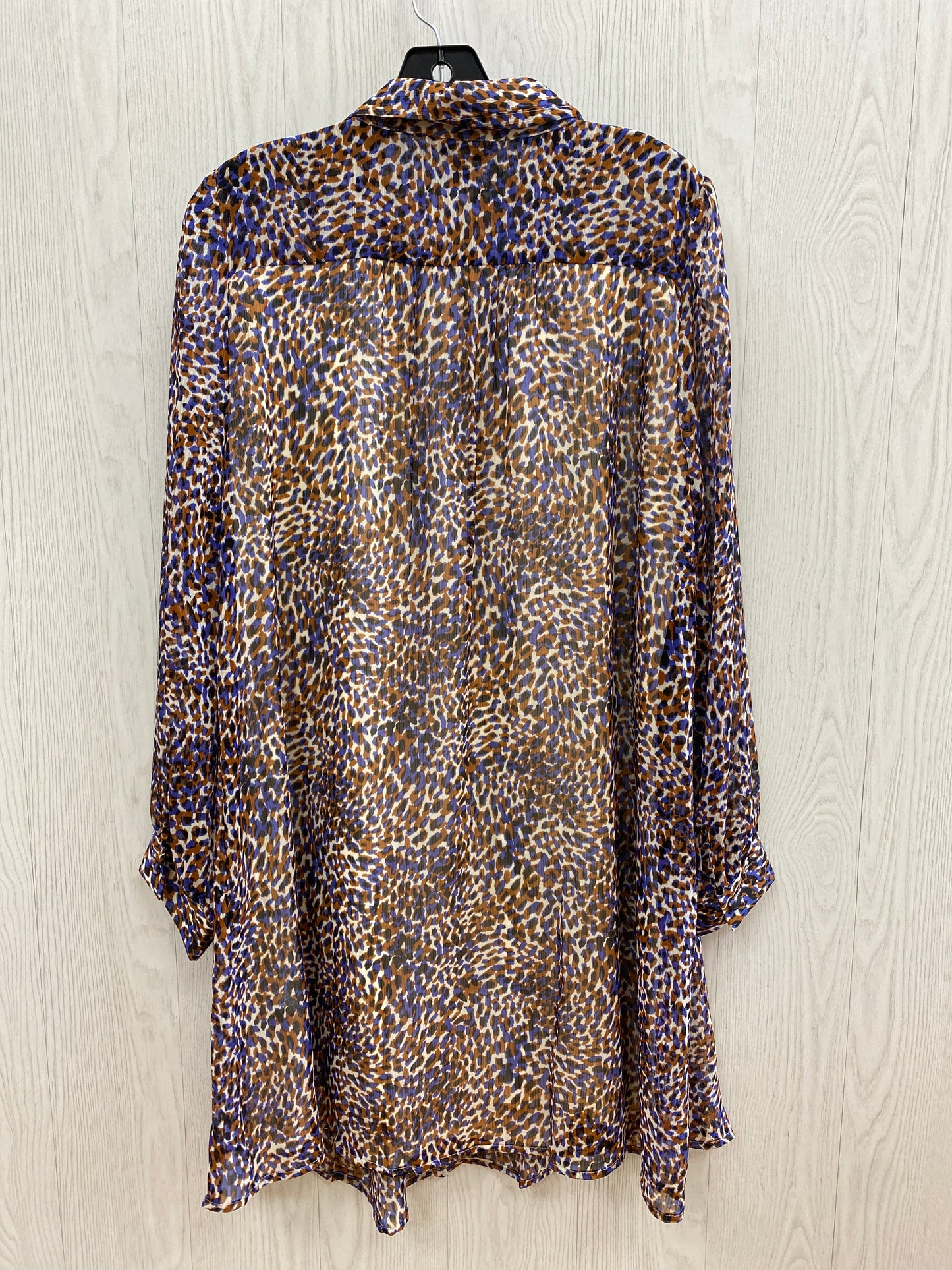 Blue & Brown Dress Casual Short Nine West, Size Xl