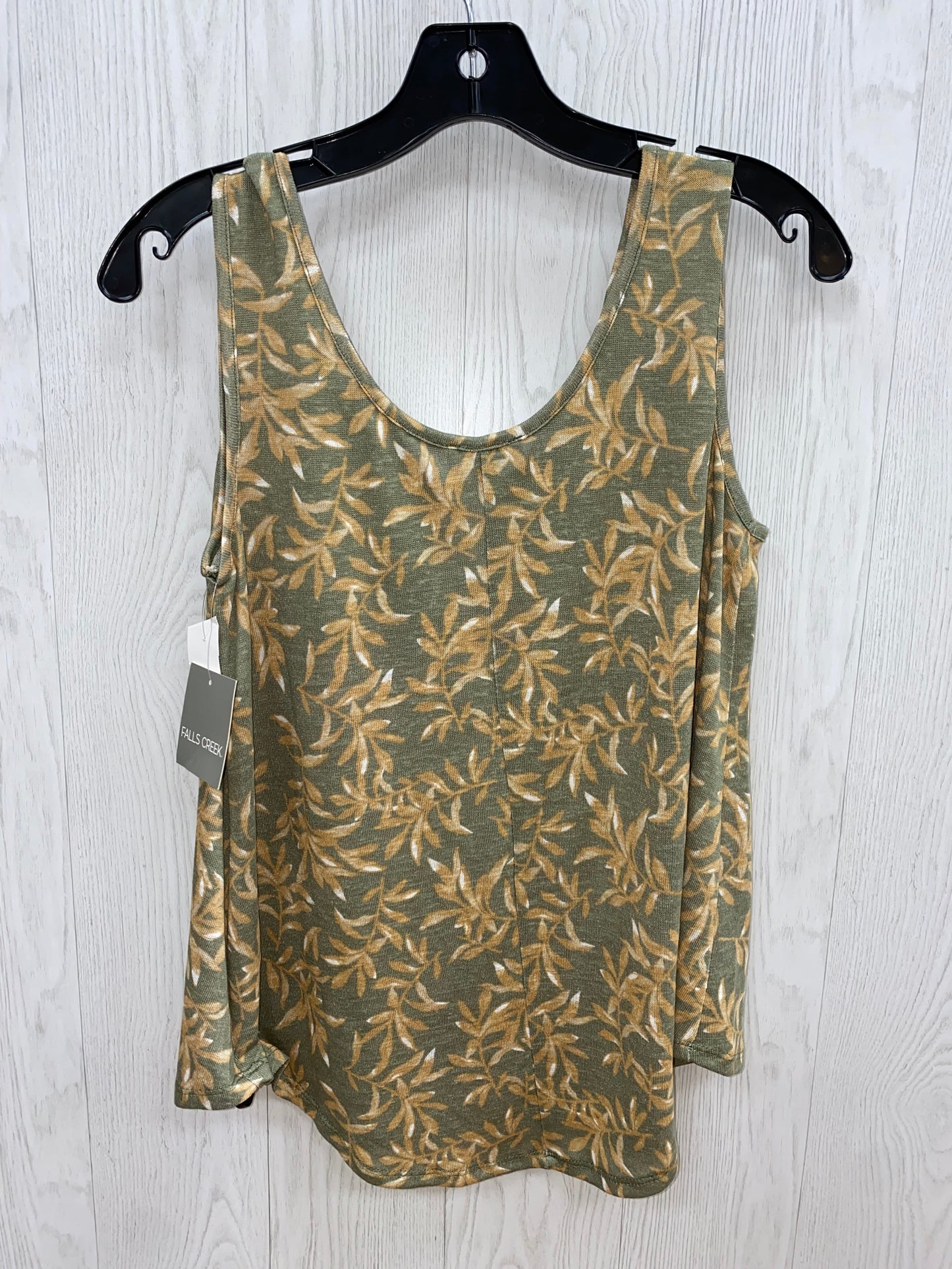 Green Top Sleeveless Basic Falls Creek, Size S