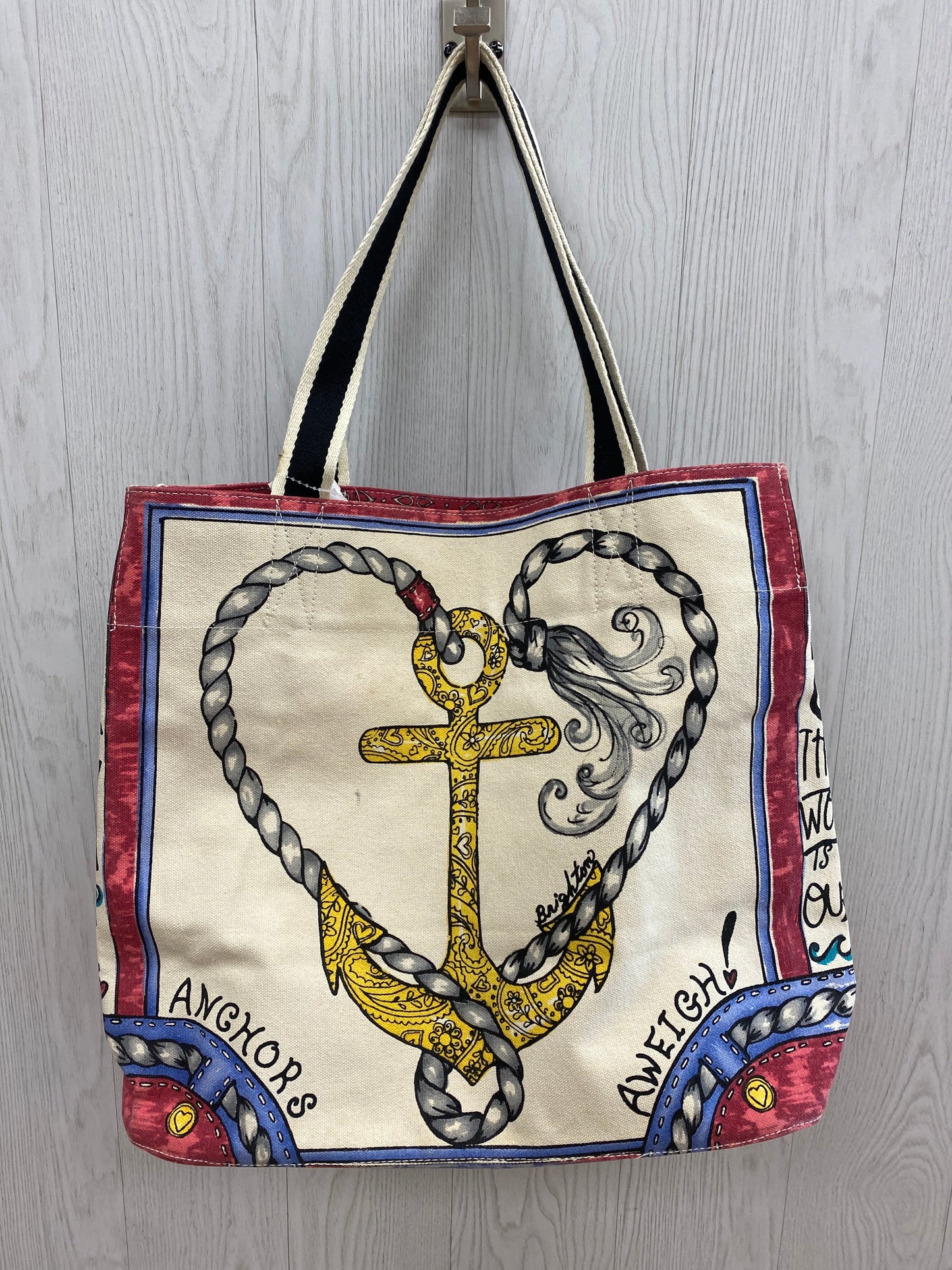 Tote Designer By Brighton, Size: Large