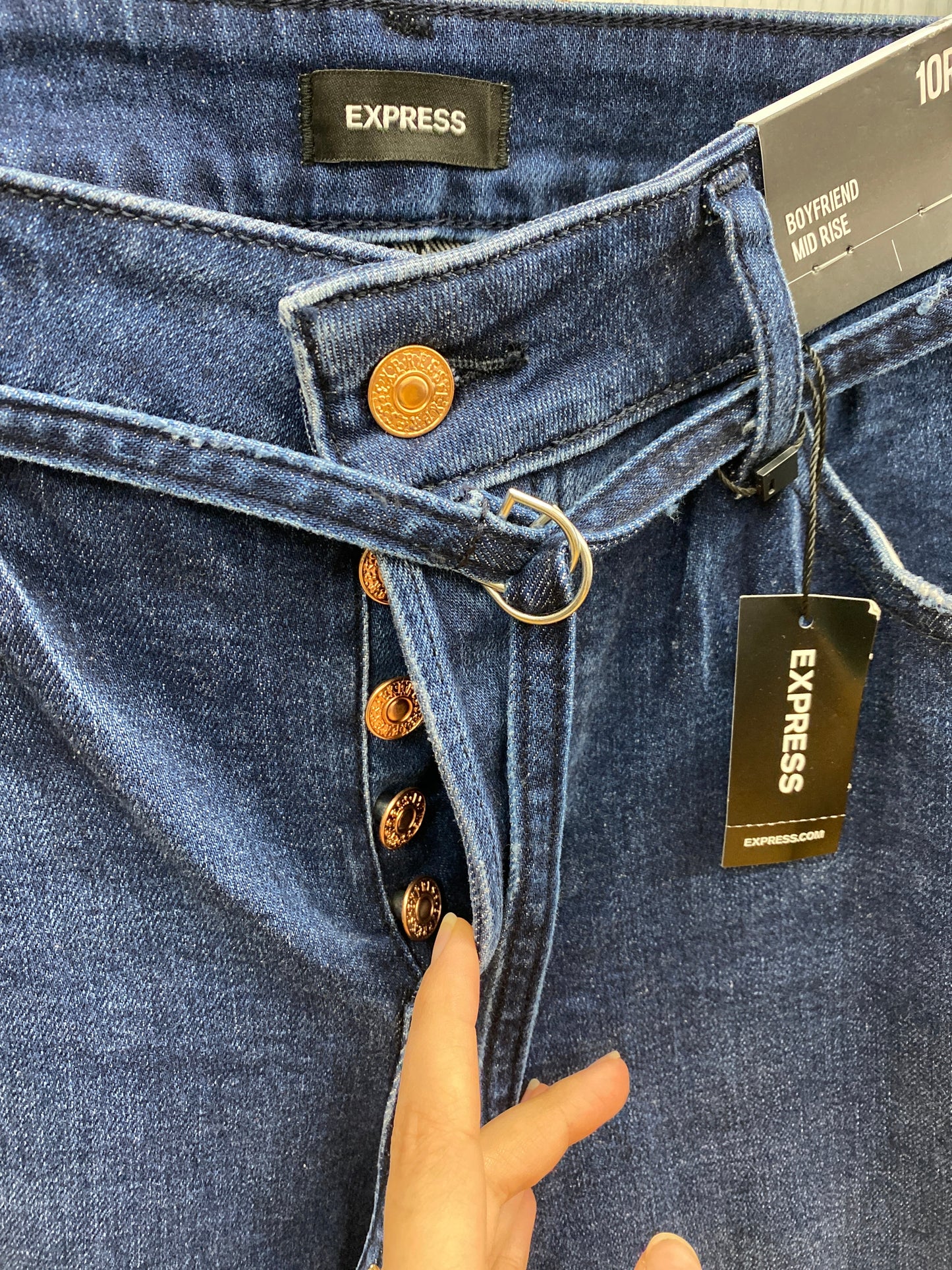 Jeans Relaxed/boyfriend By Express  Size: 10