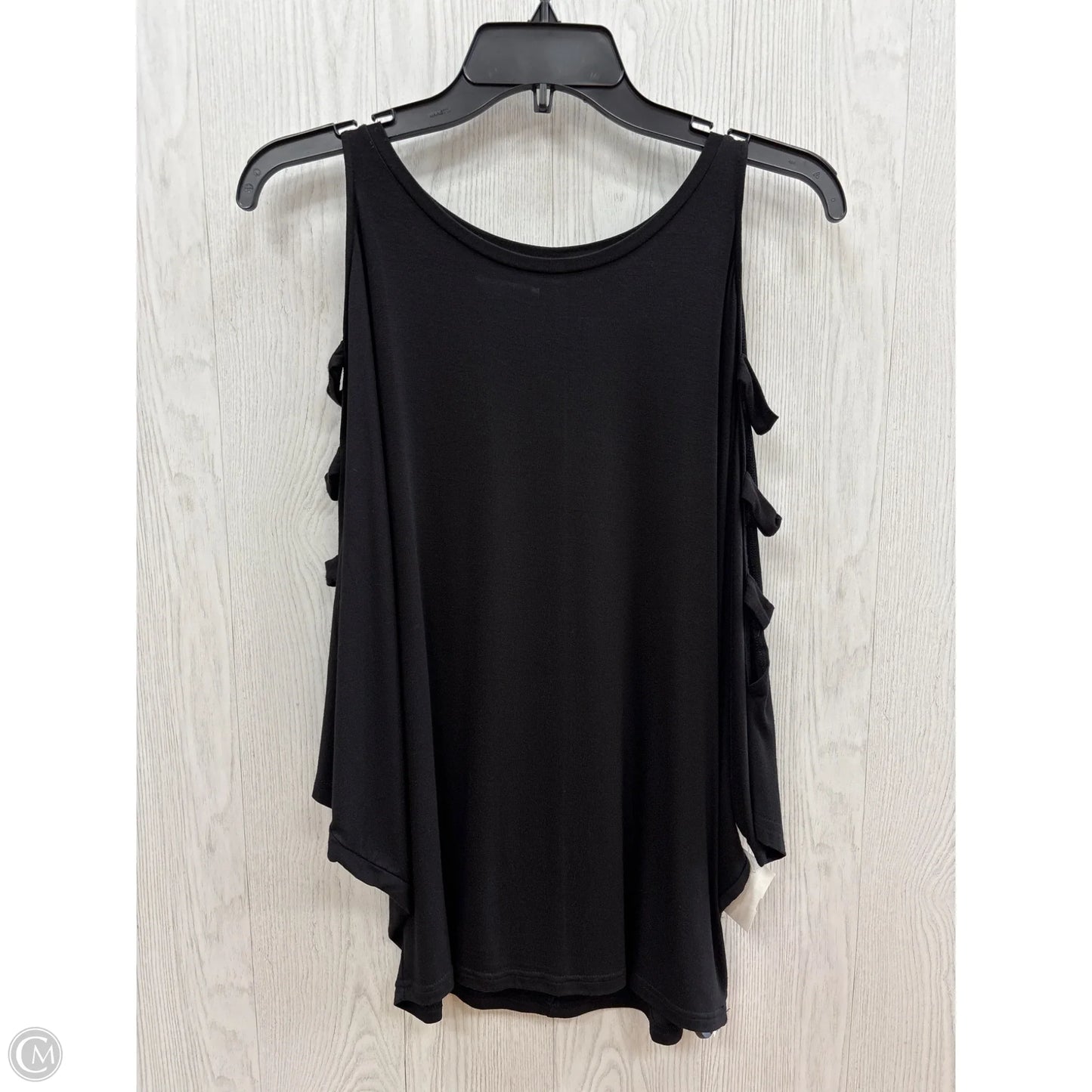 Top Short Sleeve By Clothes Mentor In Black, Size: S