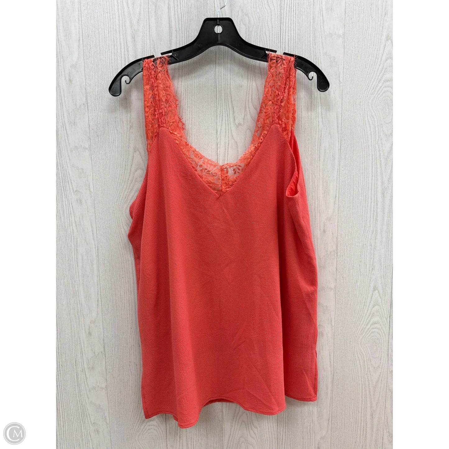Tank Top By Umgee In Coral, Size: Xl