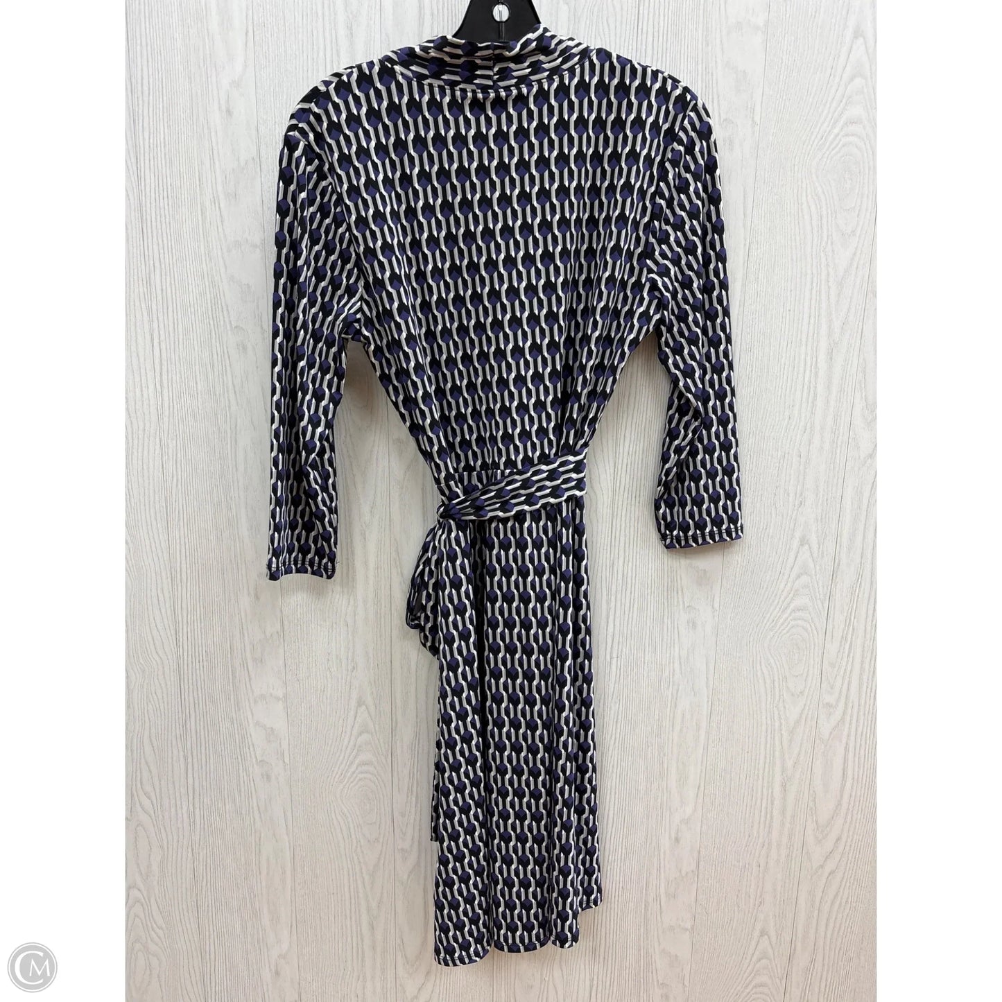 Dress Work By Liz Claiborne In Black & Purple, Size: M