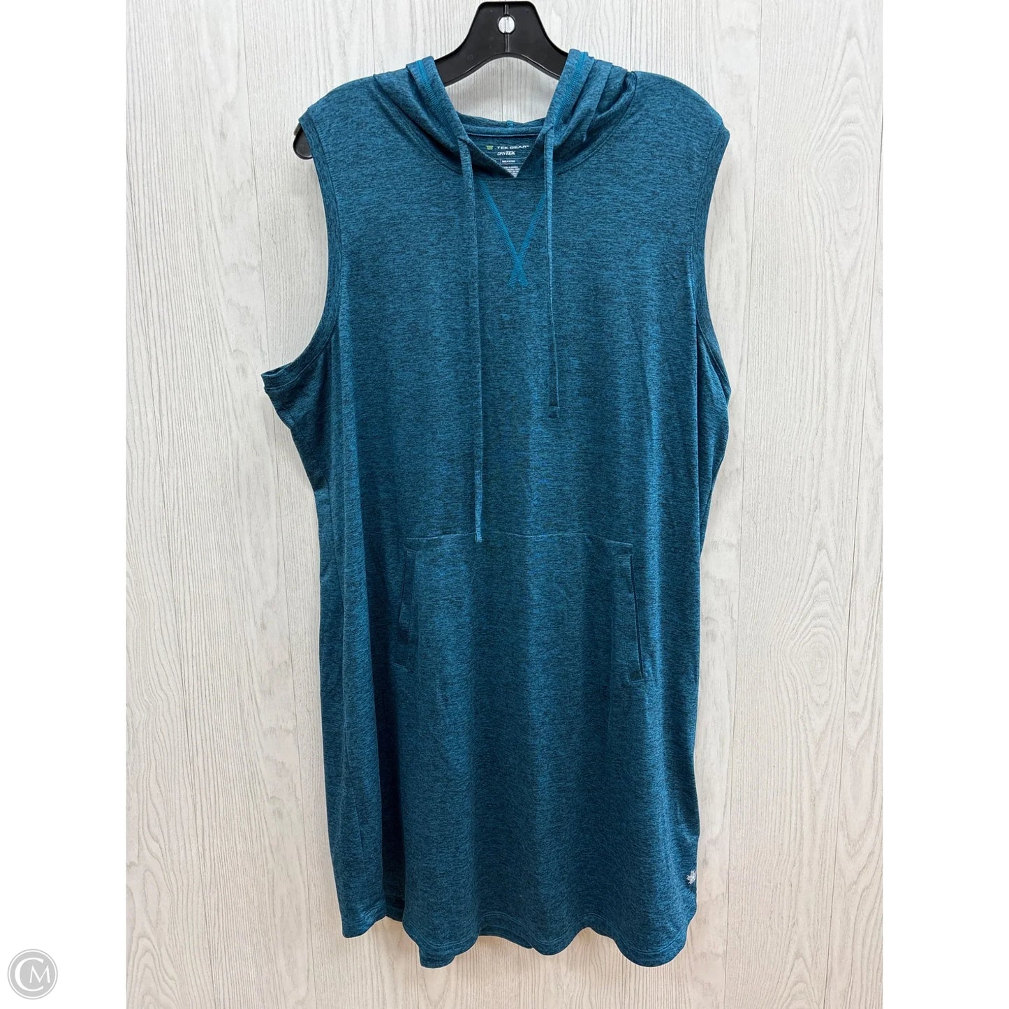 Athletic Dress By Tek Gear In Teal, Size: Xxl