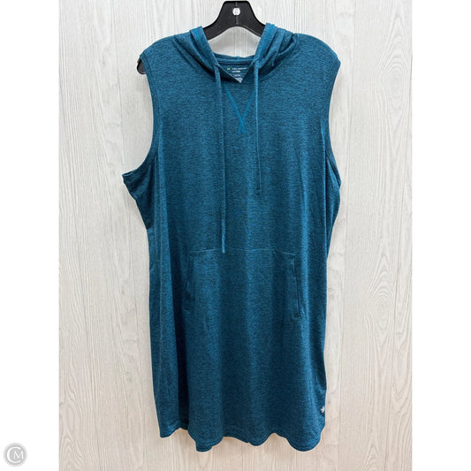 Athletic Dress By Tek Gear In Teal, Size: Xxl
