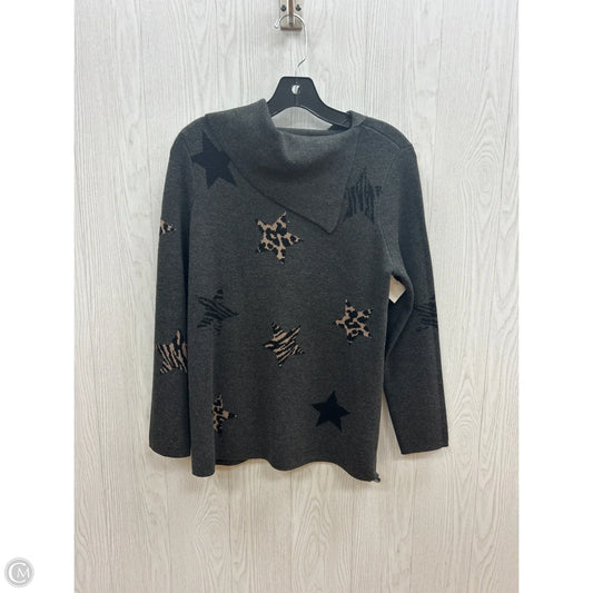 Sweater By Investments In Grey, Size: Mp