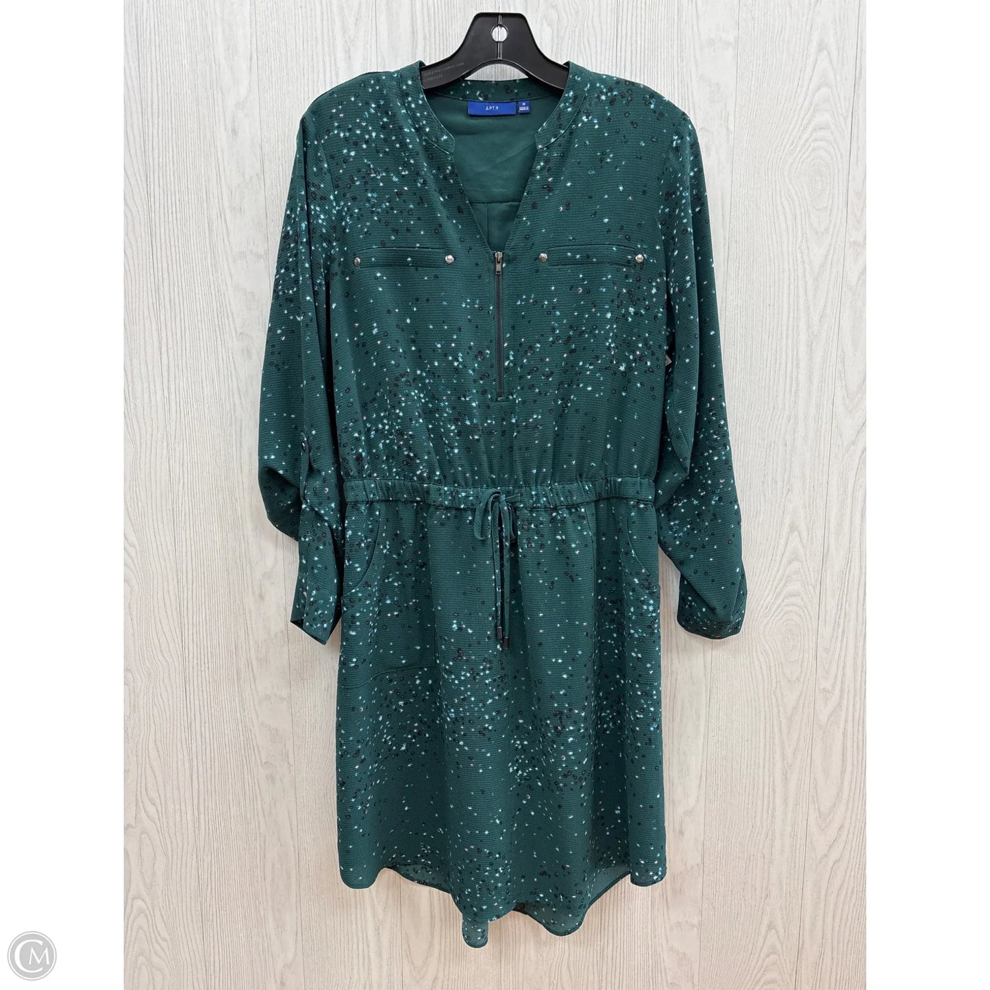 Dress Casual Short By Apt 9 In Green, Size: M