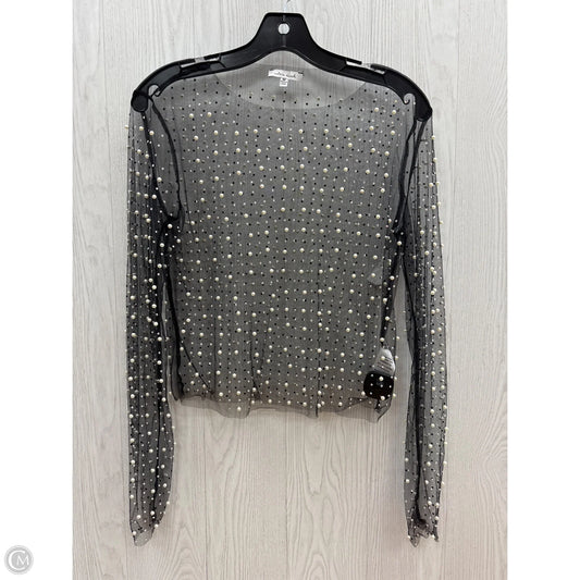 Top Long Sleeve By White Birch In Black, Size: M