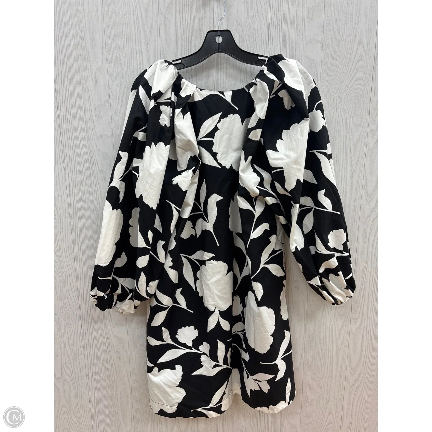 Dress Designer By Kate Spade In Black & White, Size: L