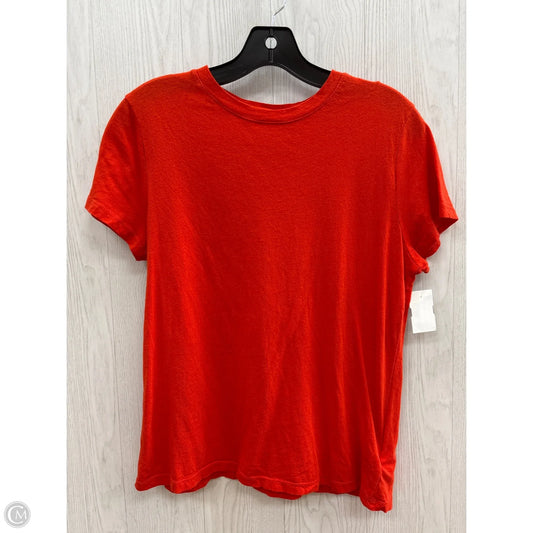 Top Short Sleeve By A New Day In Red, Size: S