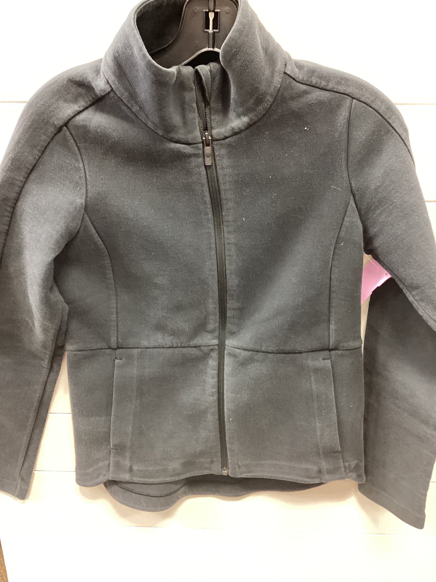 Athletic Top Ls Crewneck By Lululemon In Black, Size:6