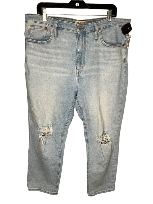 Jeans Boyfriend By Madewell In Blue Denim, Size: 14p