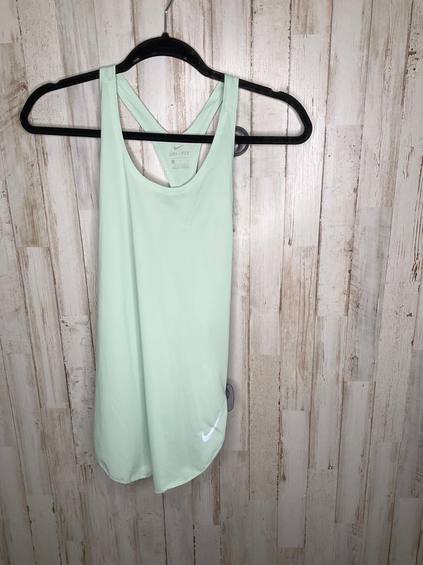 Athletic Tank Top By Nike In Green, Size: S