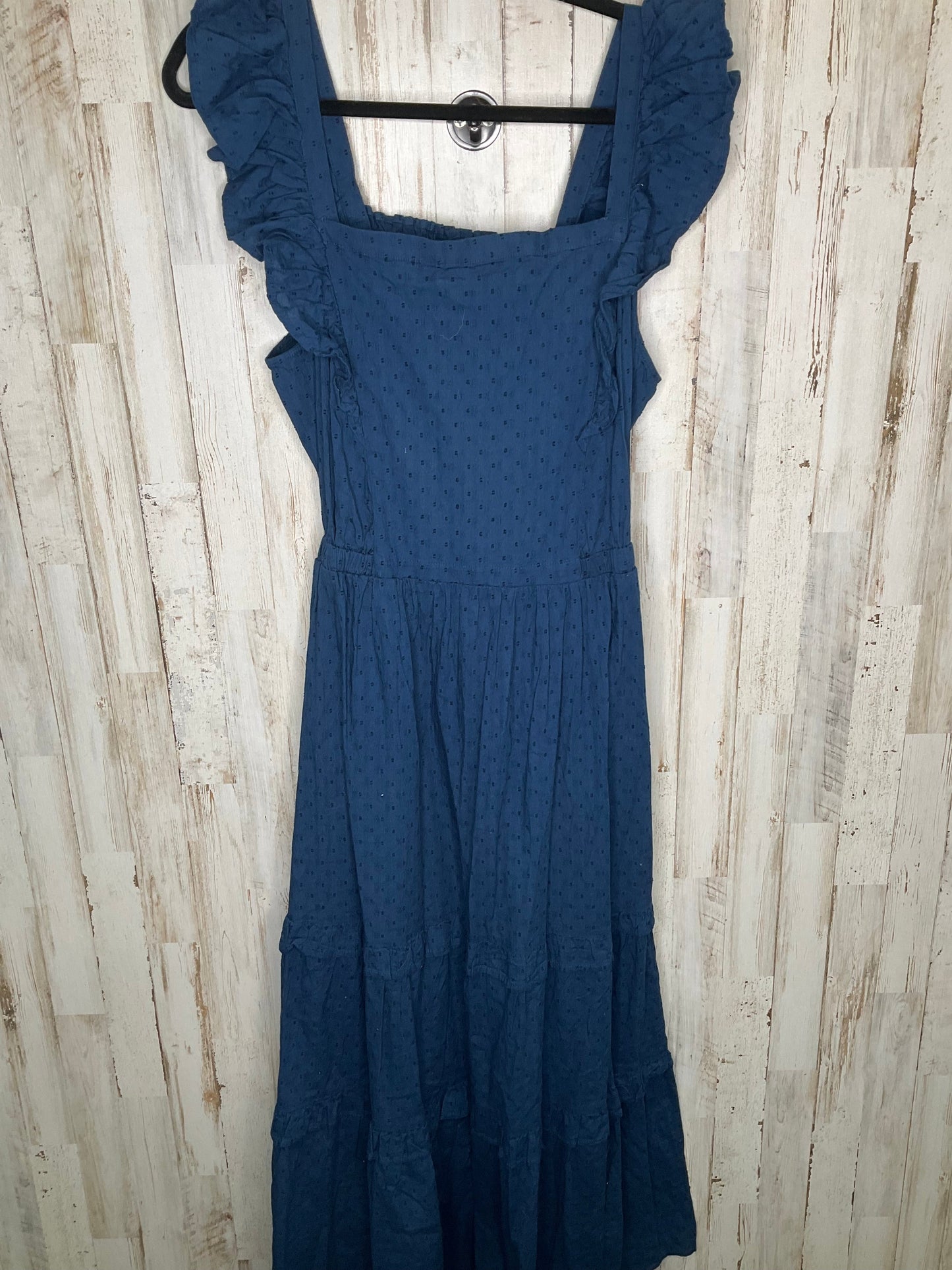 Blue Dress Casual Maxi Universal Thread, Size 2x