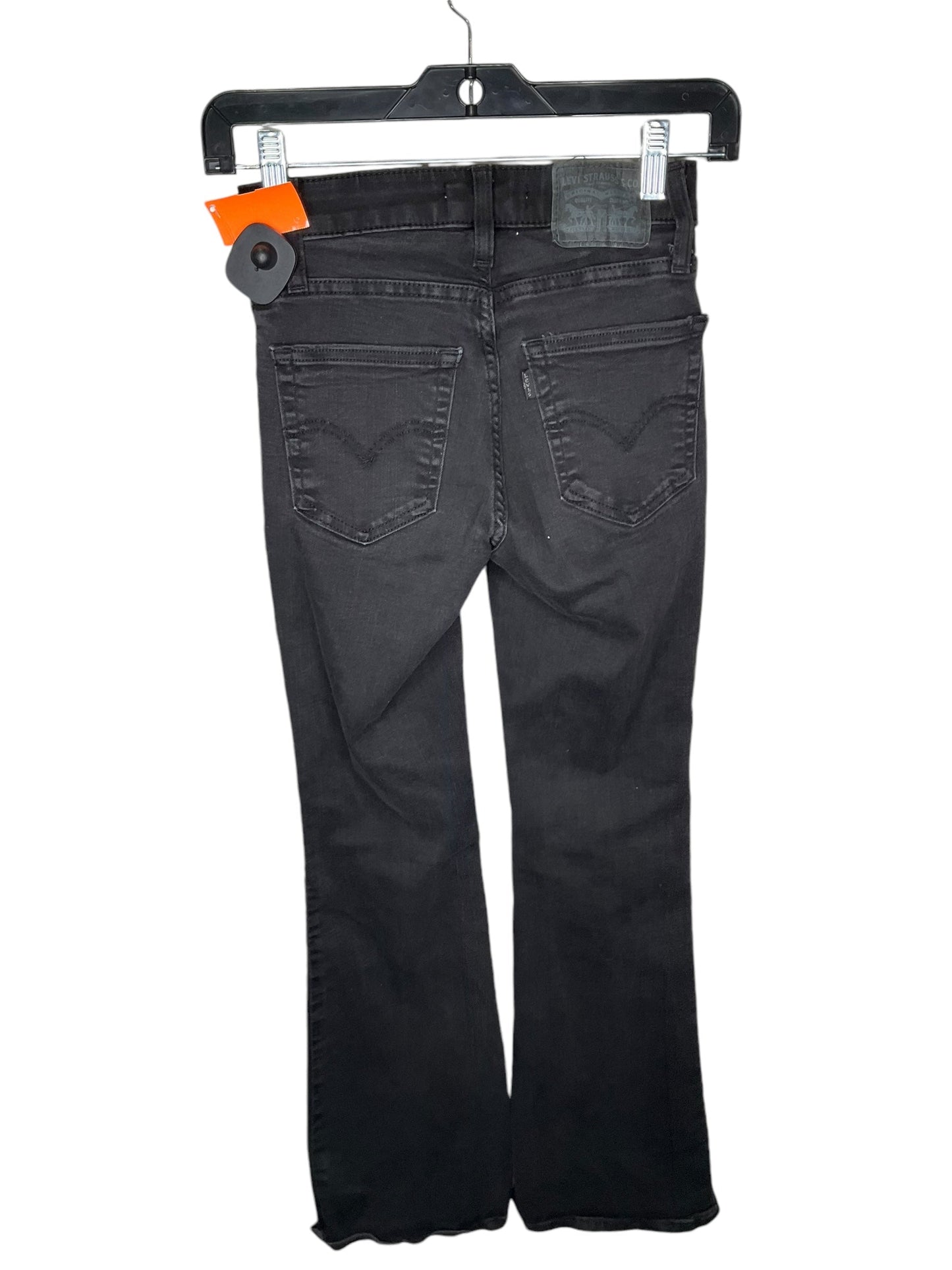 Jeans Flared By Levis In Black, Size: 0