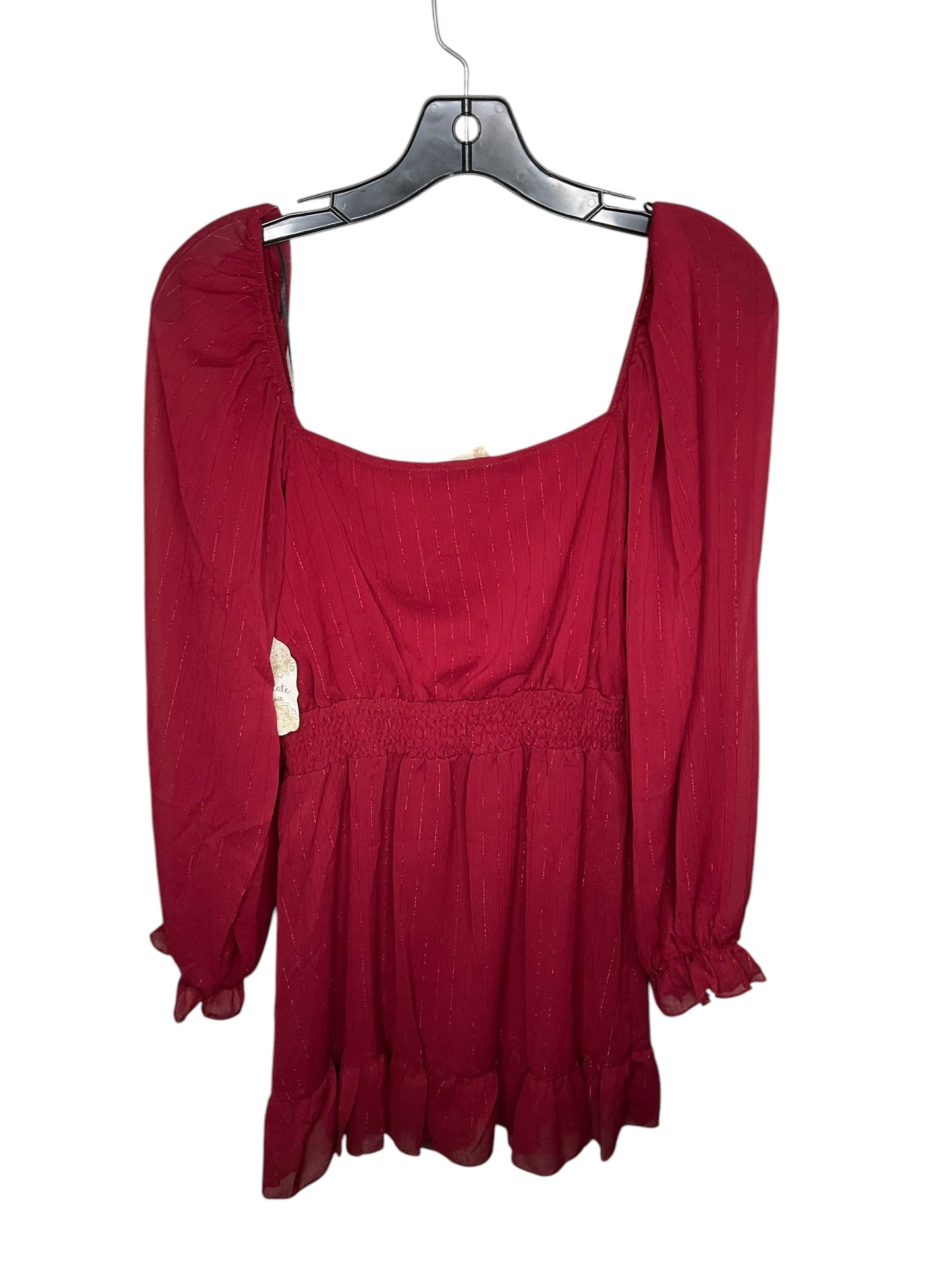 Dress Casual Short By Altard State In Red, Size: S