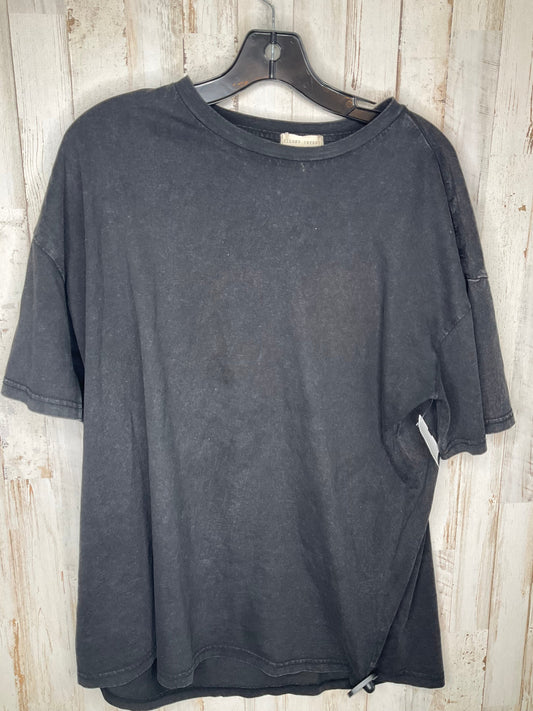 Black Top Short Sleeve Clothes Mentor, Size S