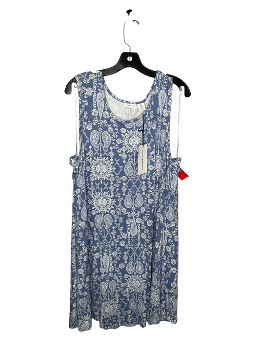 Dress Casual Short By Lucky Brand In Blue & White, Size: 2x