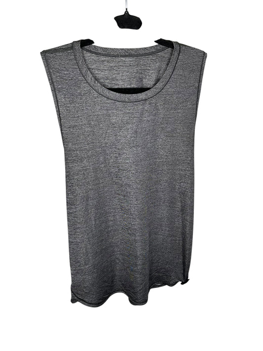 Athletic Tank Top By Lululemon In Grey, Size: M