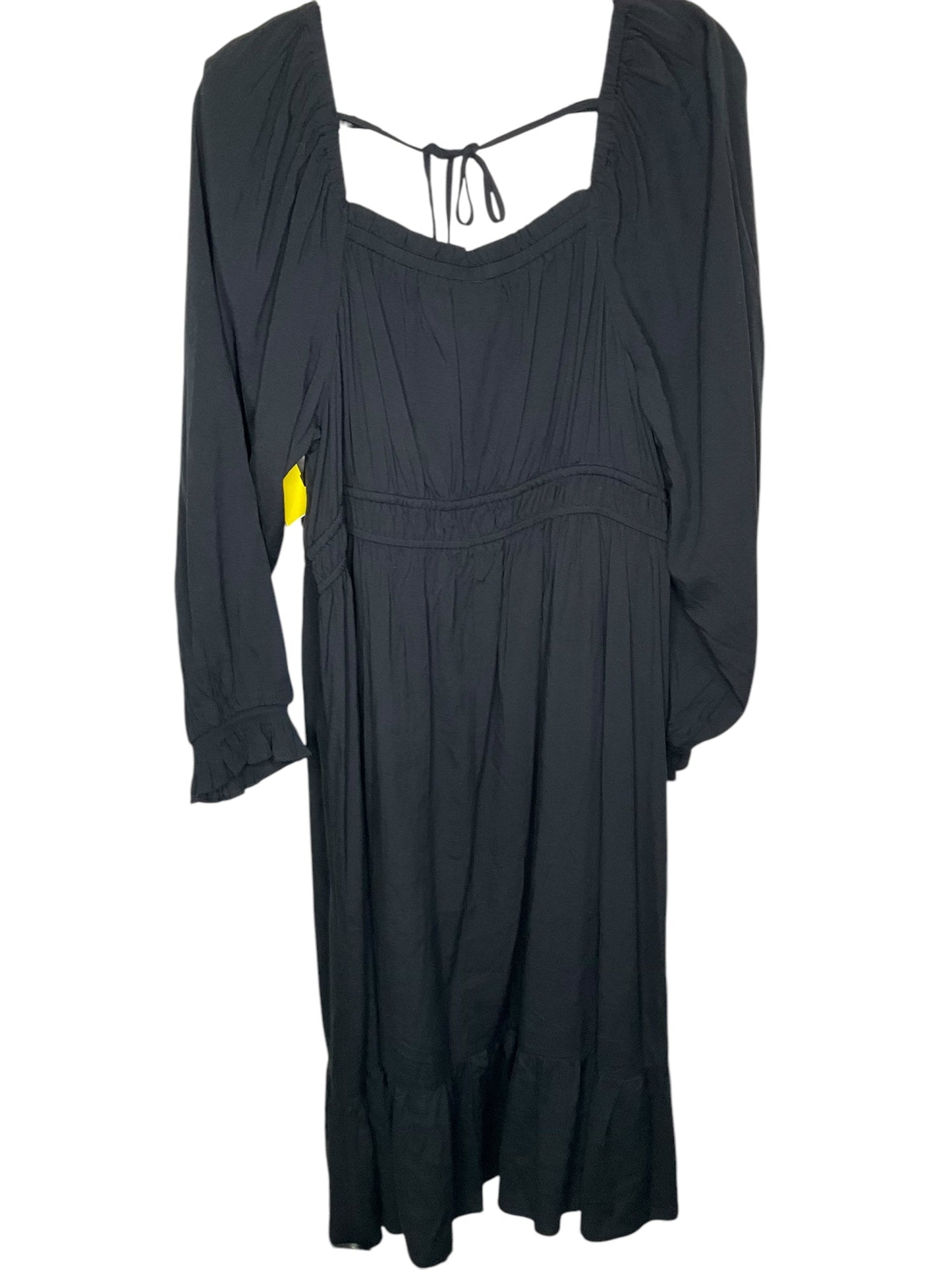 Dress Casual Maxi By Ava & Viv In Black, Size: 1x