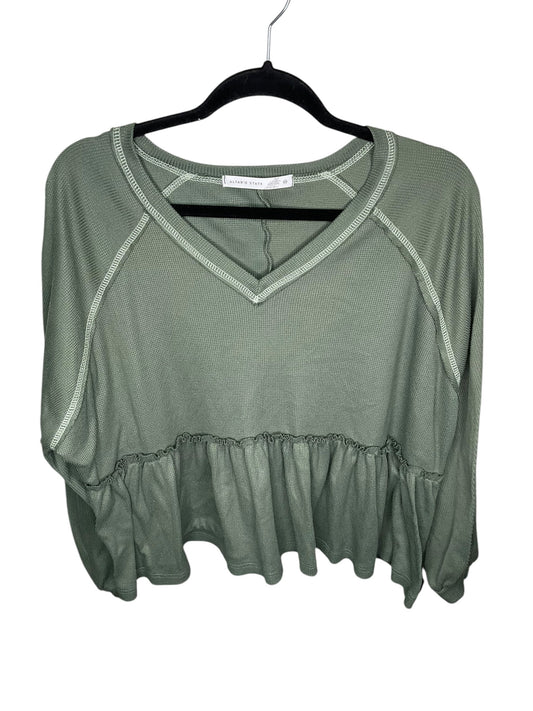 Top Long Sleeve By Altard State In Green, Size: Xs