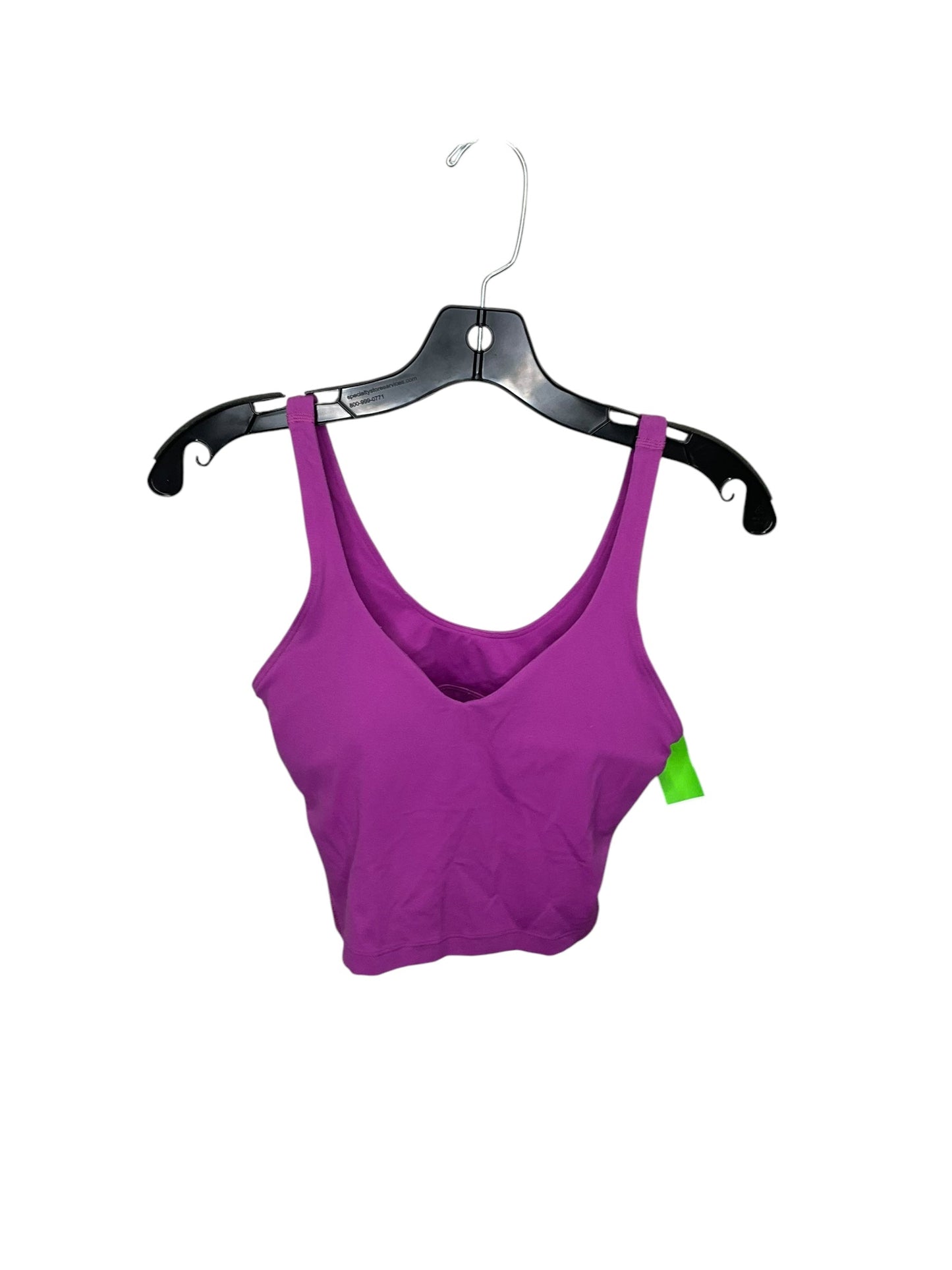 Athletic Bra By Lululemon In Purple, Size: 6