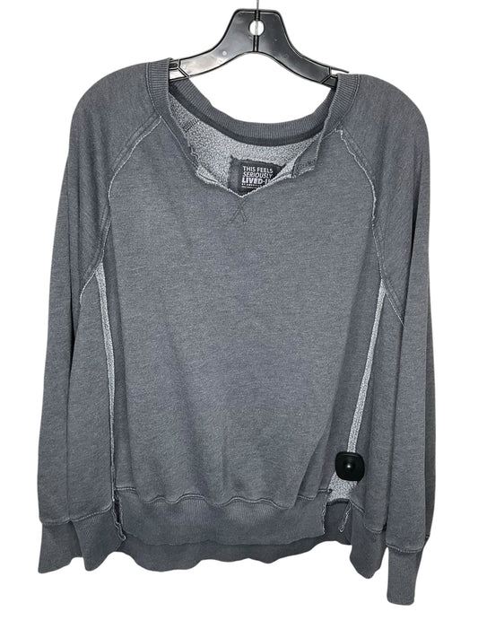 Sweatshirt Crewneck By American Eagle In Grey, Size: S