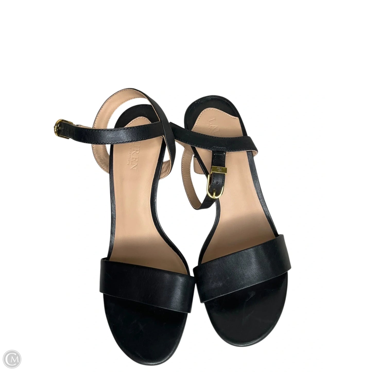 Shoes Heels Kitten By Lauren By Ralph Lauren In Black, Size: 7