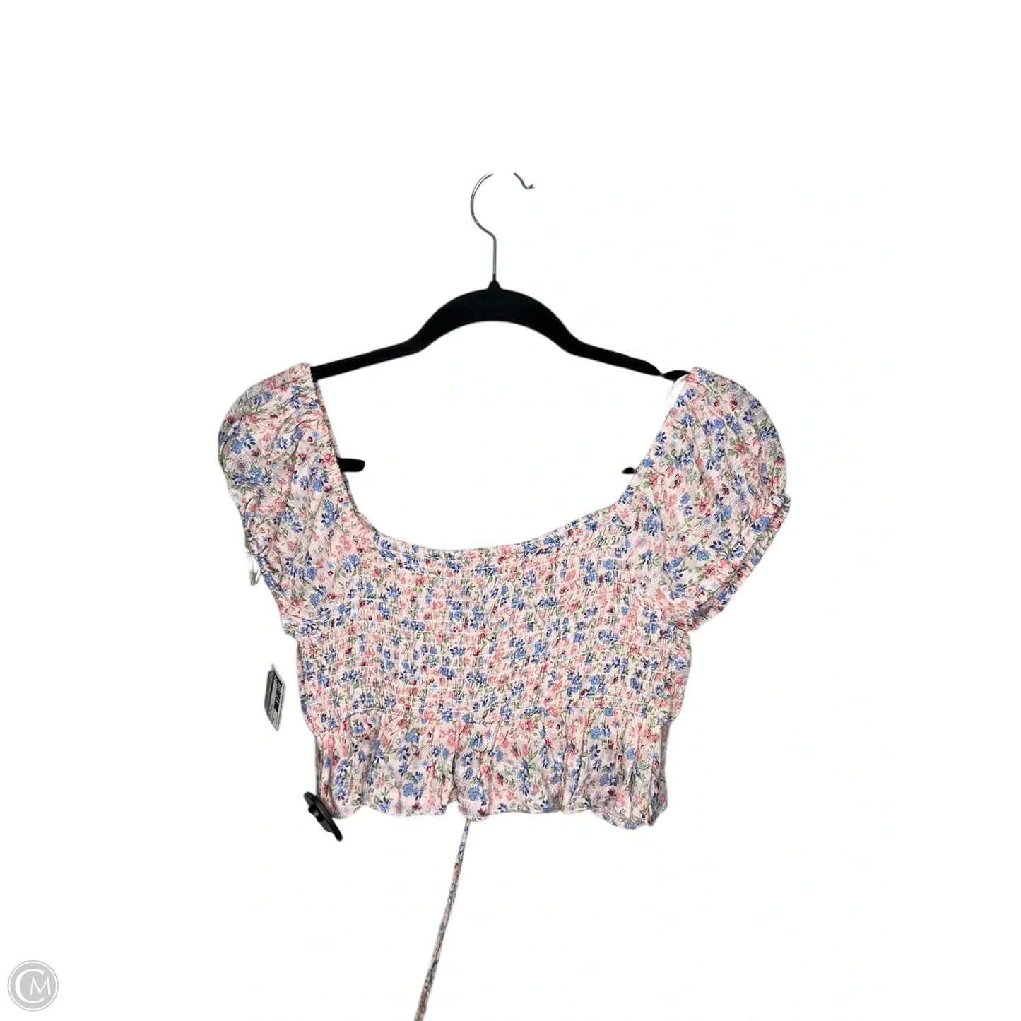 Top Short Sleeve By Aeropostale In Floral Print, Size: M