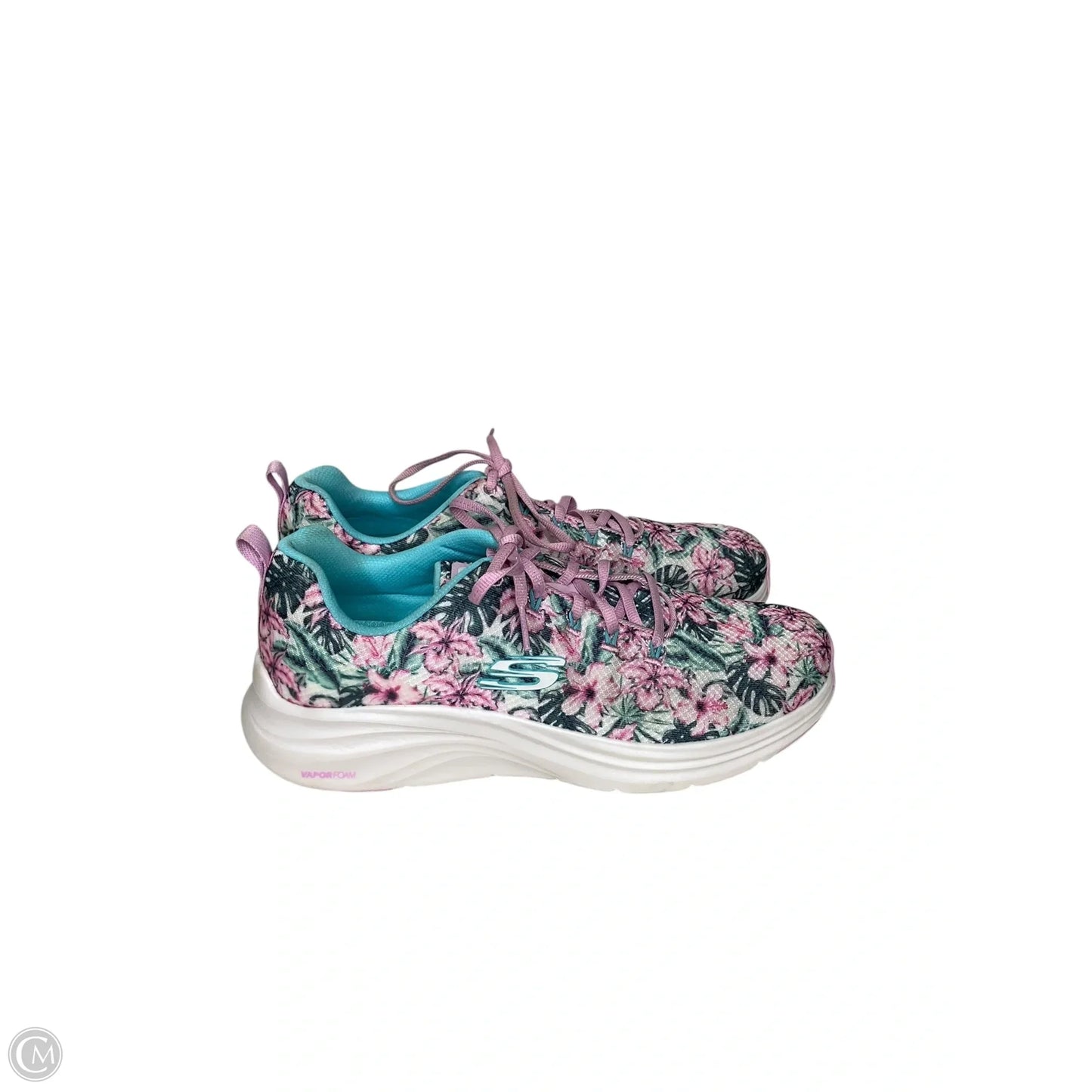 Shoes Athletic By Skechers In Floral Print, Size: 11
