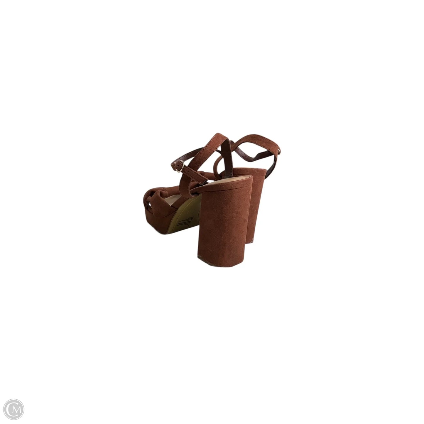 Sandals Heels Block By A New Day In Brown, Size: 11