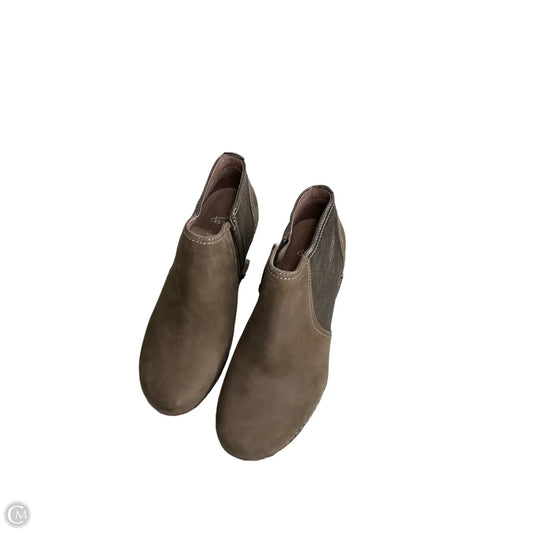 Boots Ankle Heels By Dansko In Brown, Size: 7.5