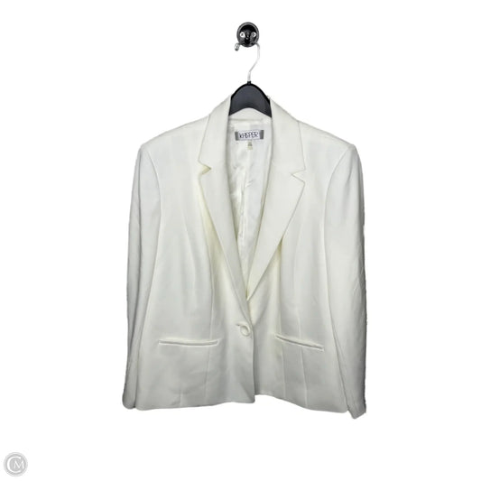 Blazer By Kasper In White, Size: 18