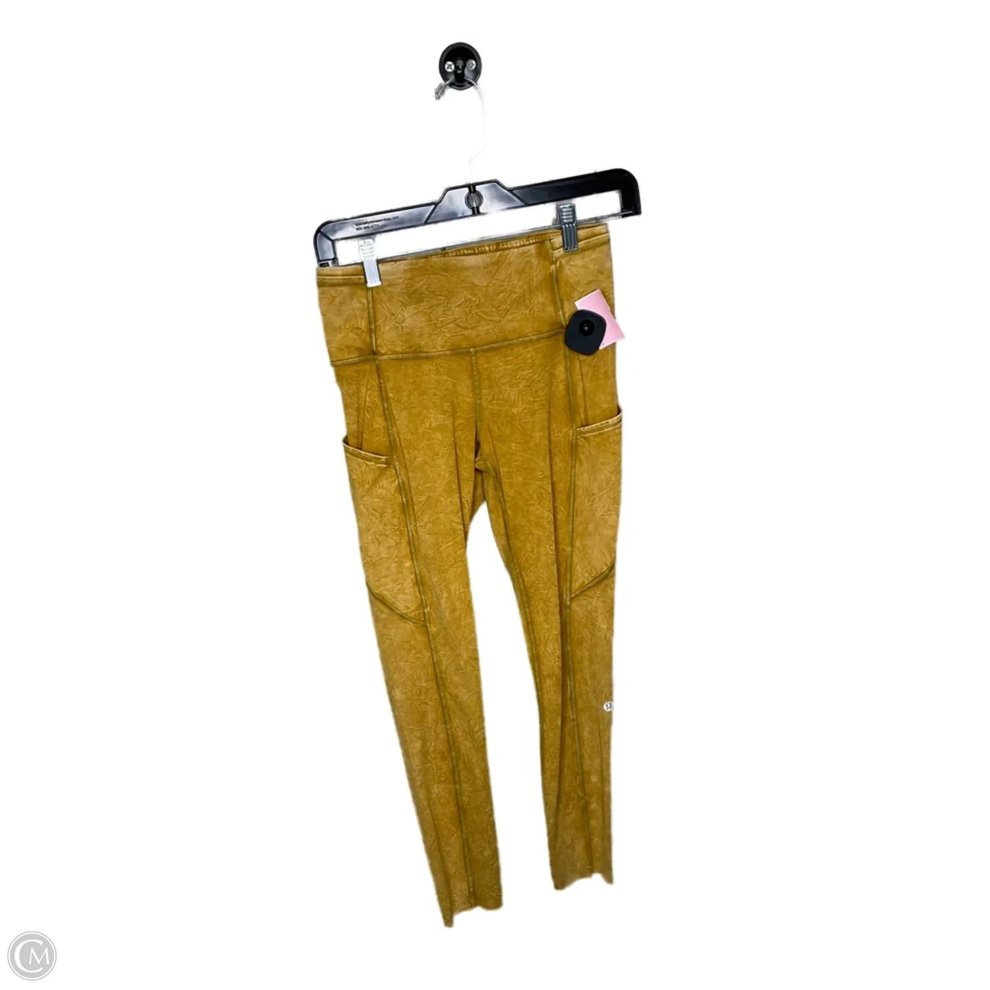 Athletic Leggings By Lululemon In Yellow, Size: 6