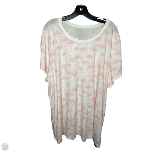 Top Short Sleeve By Torrid In Pink, Size: 4x