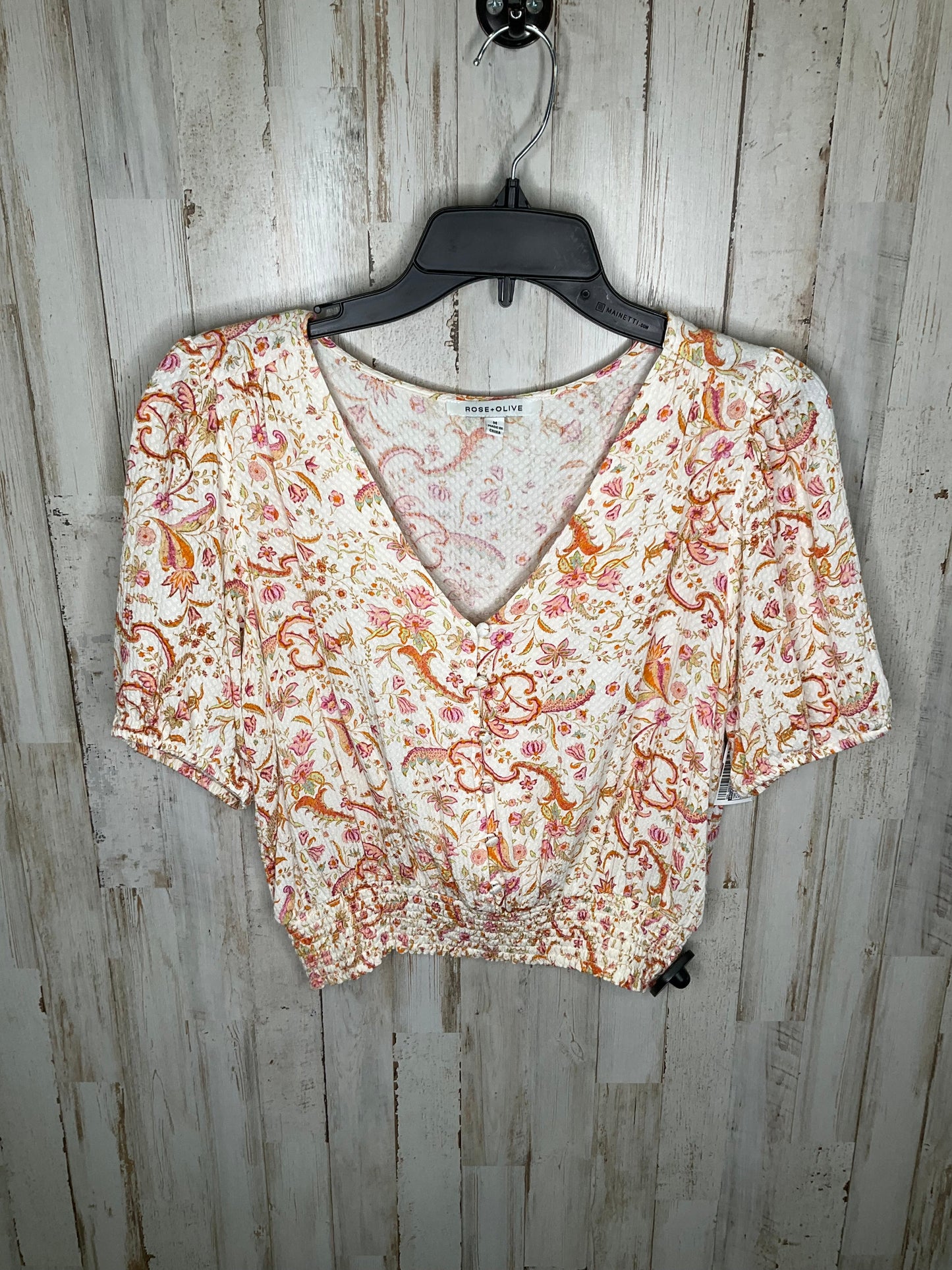 Top Short Sleeve By Rose And Olive  Size: M