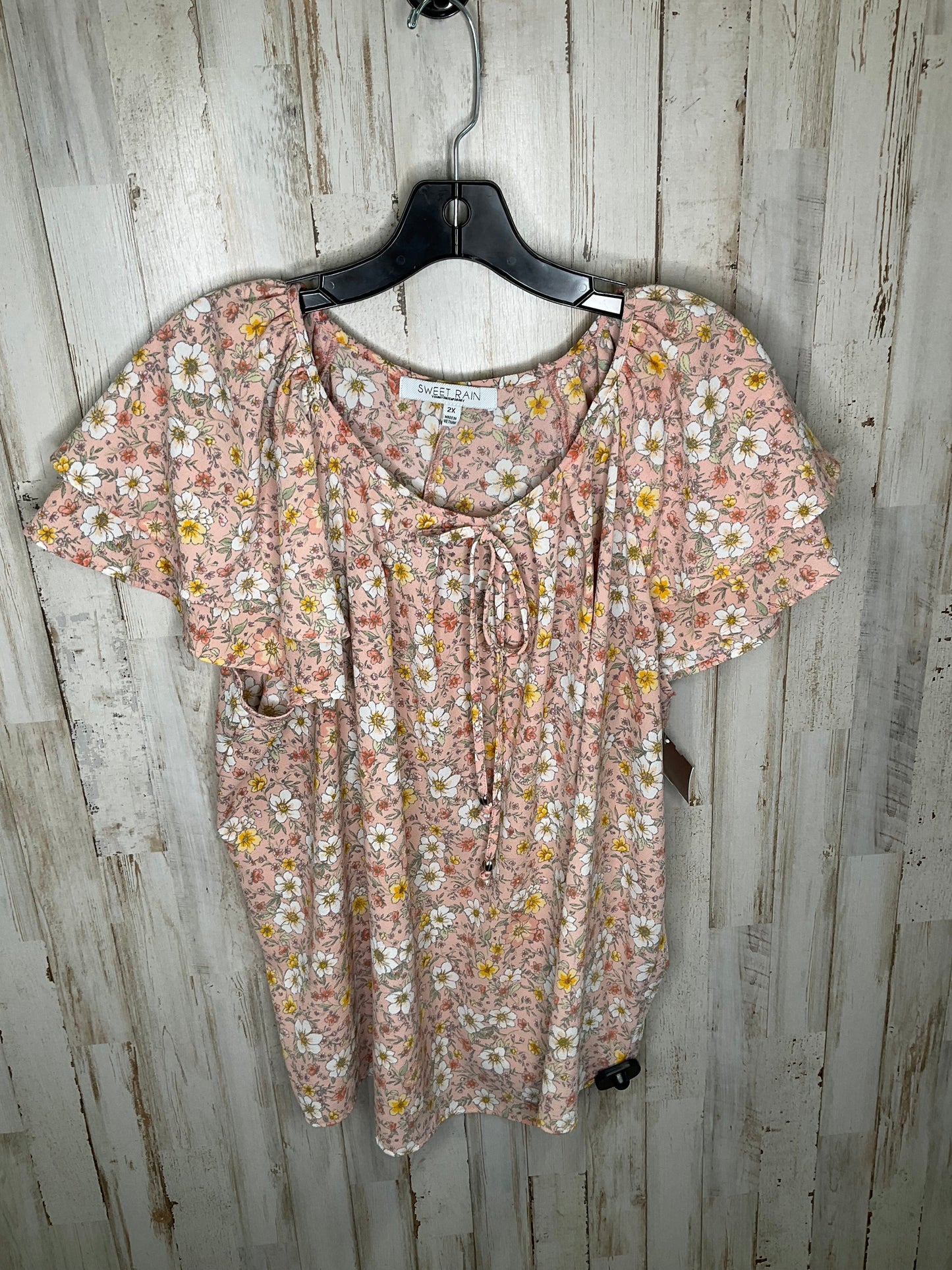 Top Short Sleeve By Sweet Rain  Size: 2x