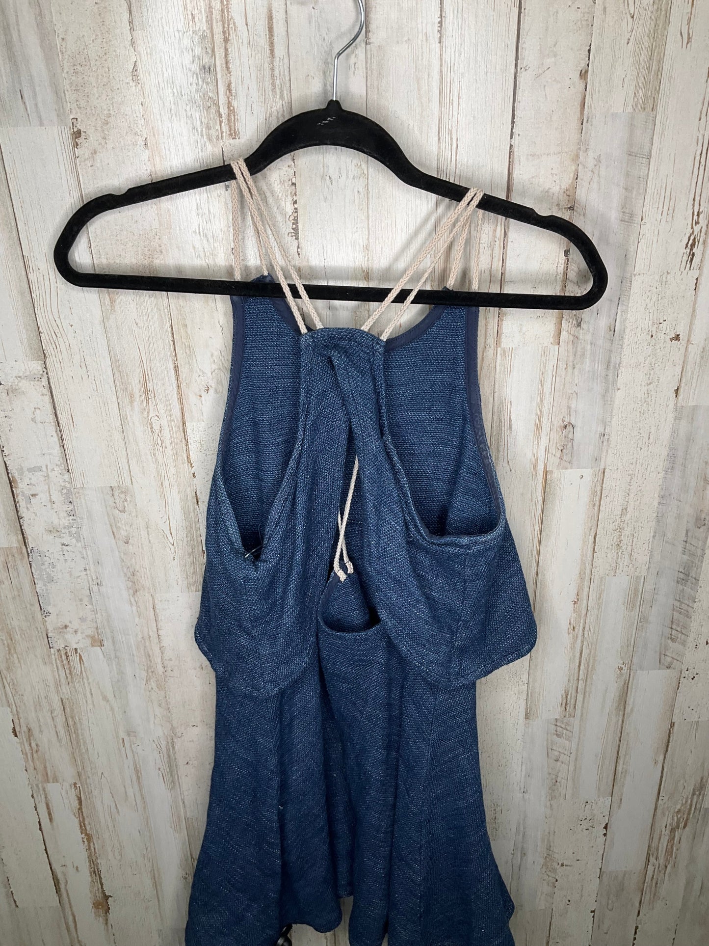 Blue Dress Casual Short Free People, Size Xs