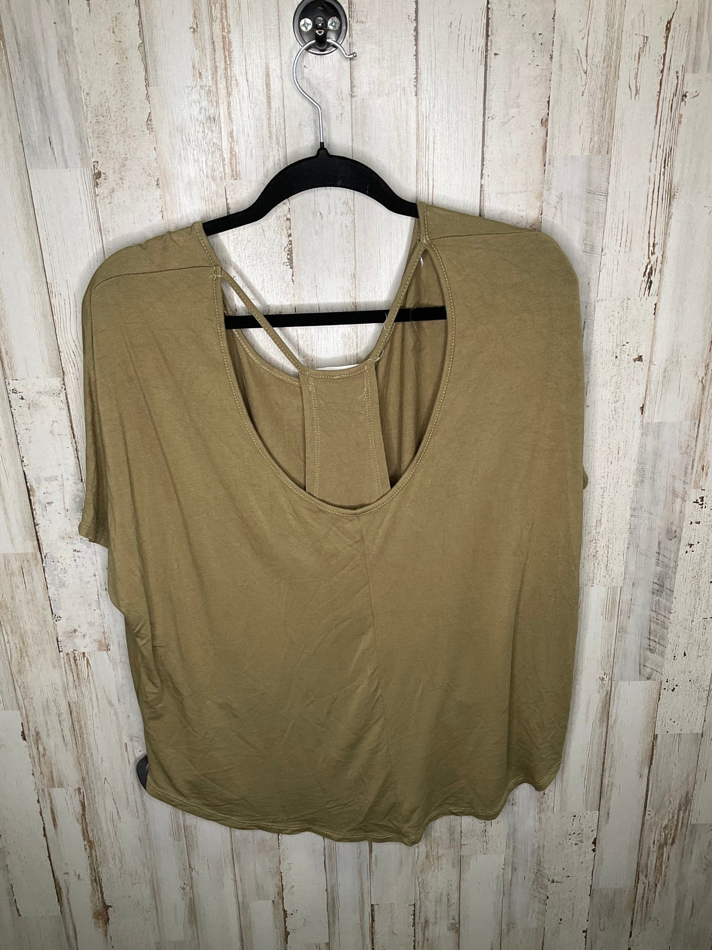 Green Top Short Sleeve Basic Impressions, Size 2x