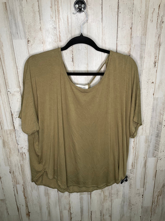 Green Top Short Sleeve Basic Impressions, Size 2x