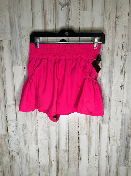 Pink Athletic Shorts Love Tree, Size L