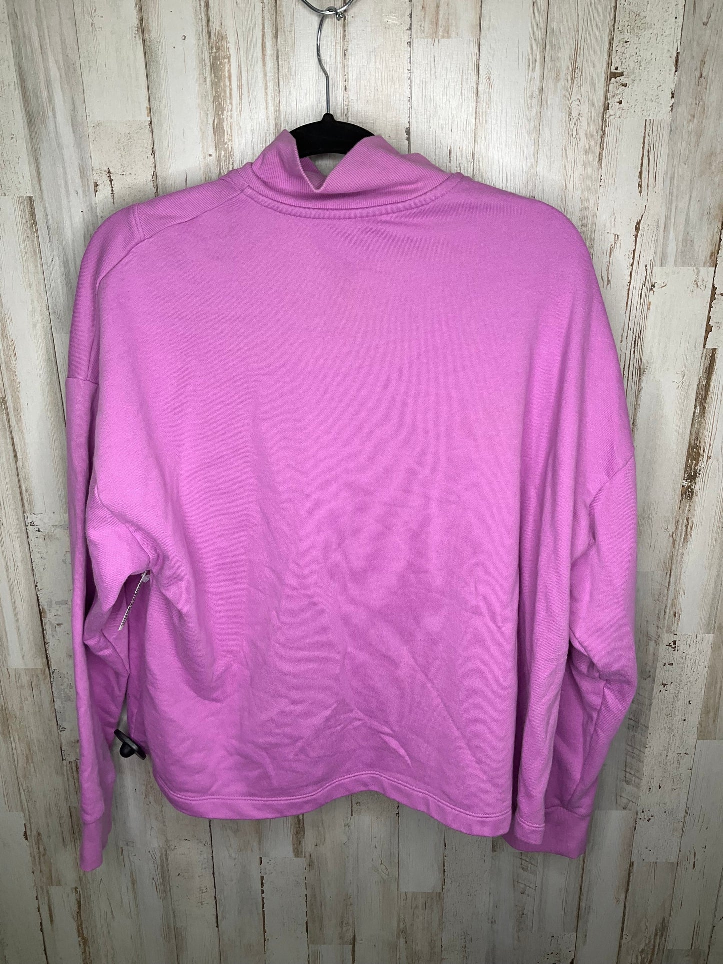 Athletic Sweatshirt Collar By Livi Active In Purple, Size: 1x